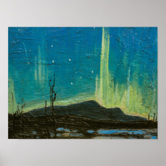 Poster Tom Thomson Peinture canadienne aurores boréales