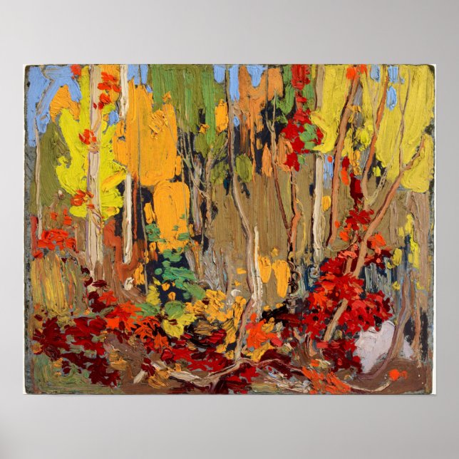 Poster Tom Thomson Sketch pour la Garland d'automne (Devant)