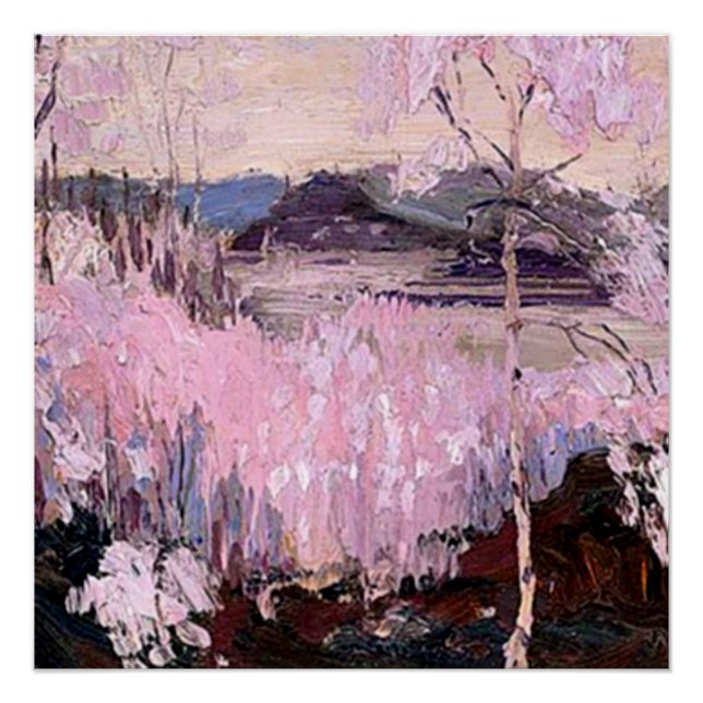 Poster Tom Thomson - Tempête de grésil (Devant)