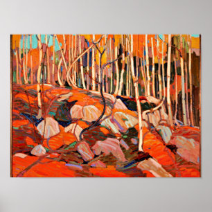 Poster Tom Thomson - The Birch Grove, automne
