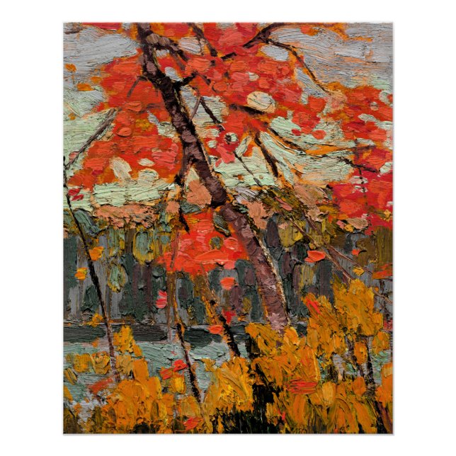 Poster Tom Thomson - Twisted Maple (Devant)