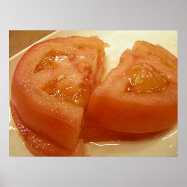 Poster tomate tranchée (Devant)