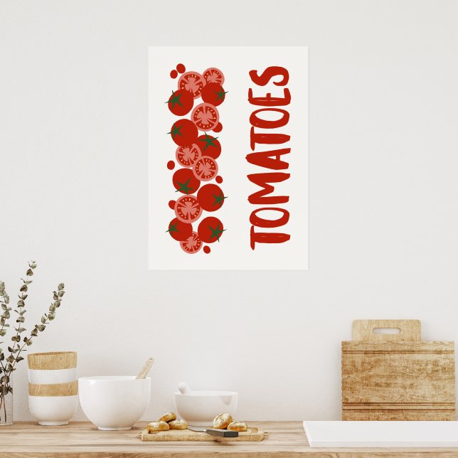 Poster Tomates (Cuisine)