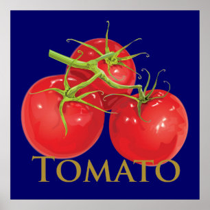 Poster Tomates rouges à sucer