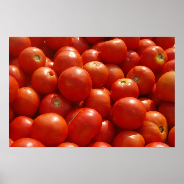 Poster Tomates sur le marché (Devant)
