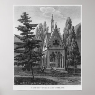 Poster Tombe de Heloise et d'Abelard