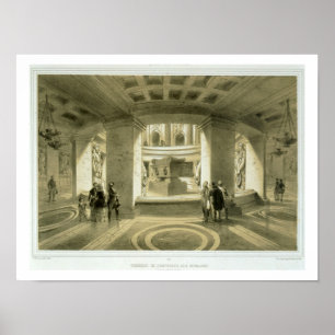 Poster Tombe du napoléon (1769-1821) chez Invalides, de