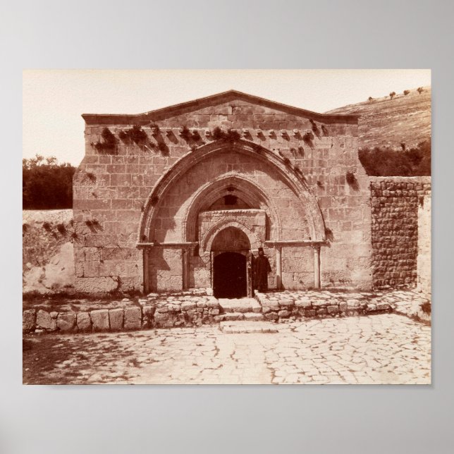 Poster Tombeau de la Vierge Marie à Jérusalem Carte posta (Devant)