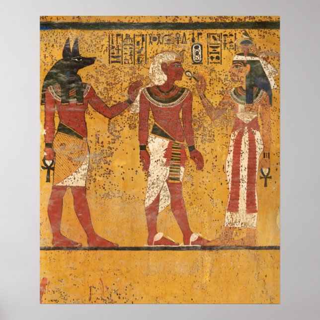 Poster Tombeau de Toutankhamon, Mur du Sud par l'Histoire (Devant)