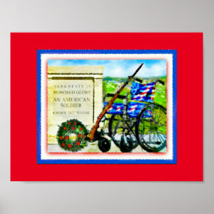 Poster "Tombeau du soldat inconnu"