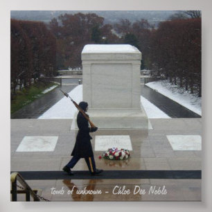 Poster Tombeau inconnu - Arlington