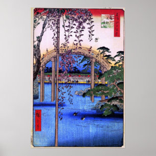 Poster Tombeau intérieur de Kameido Tenjin (亀戸天神境内)