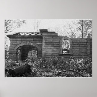 Poster Tombeau Récepteur en Ruine