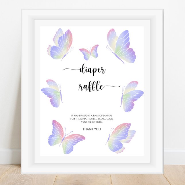 Poster tombole papillon (Créateur téléchargé)