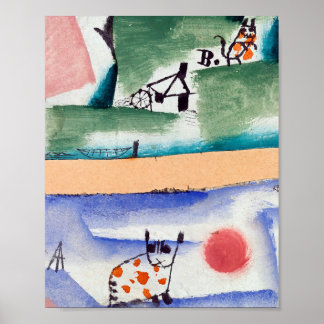 Poster Tomcat's Turf : Paul Klee 1919