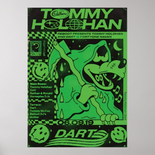 Poster Tommy Holohan Rave (Devant)