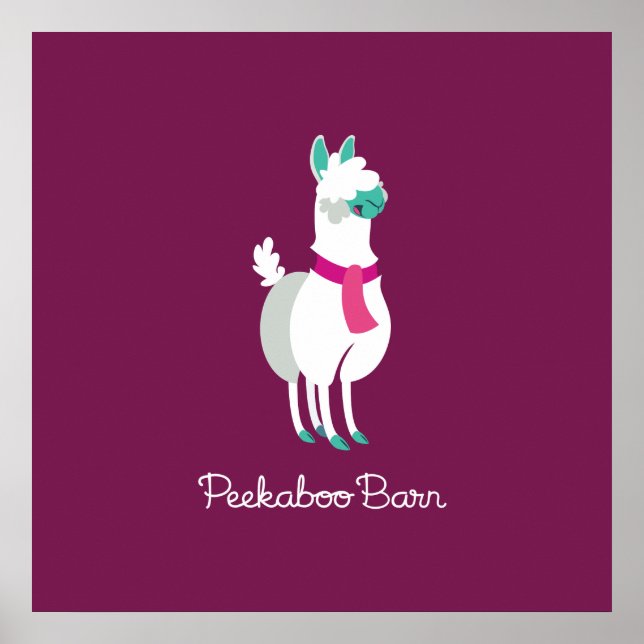 Poster Tommy le Llama (Devant)