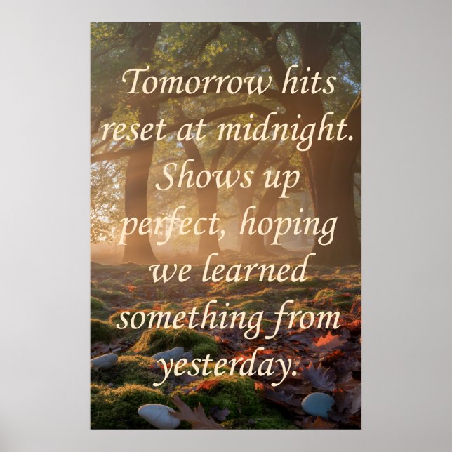 Poster Tomorr (Devant)