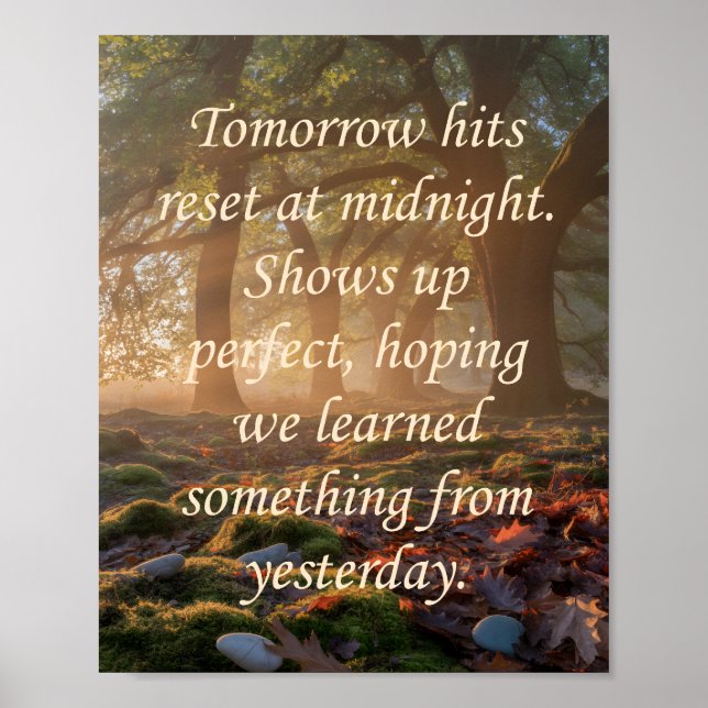 Poster Tomorrows (Devant)