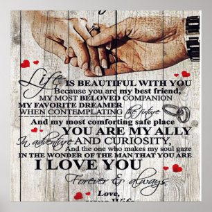 Poster Tomy Husband   Love Letter To Him  