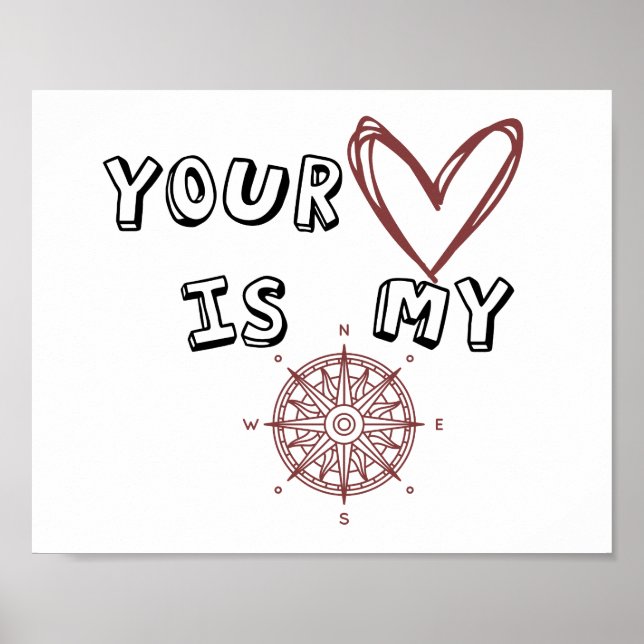 Poster Ton coeur est mon boussole (Devant)