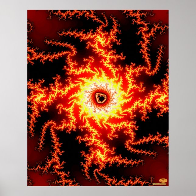 Poster Tongues de feu (Devant)