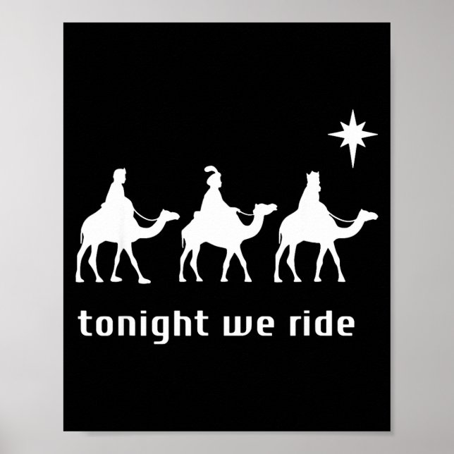 Poster Tonight We Ride, 3 Wise Men, Funny Christian Chris (Devant)