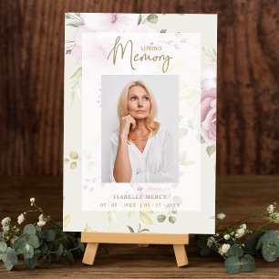 Poster Tons roses Botanique Floral traditionnel Photo Amu