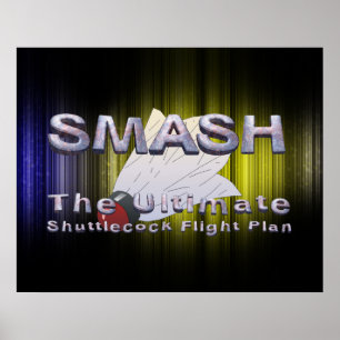 Poster TOP Badminton Slogan