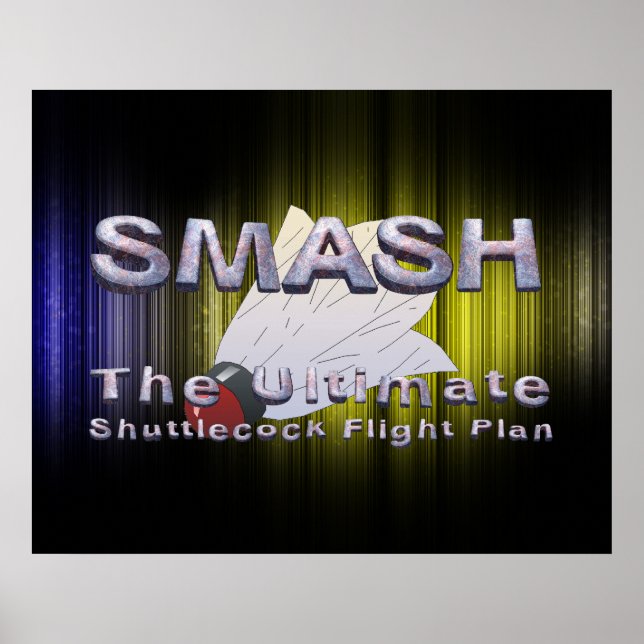 Poster TOP Badminton Slogan (Devant)