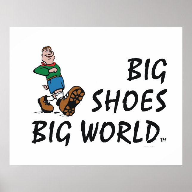 Poster TOP Big Chaussures Big World (Devant)