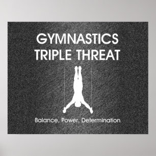 Poster TOP Gymnastique triple menace (hommes)