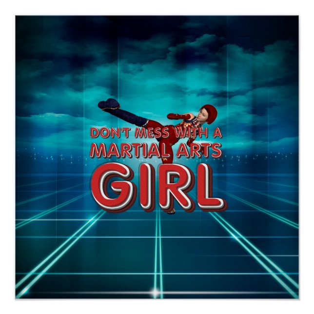 Poster TOP Martial Arts Girl (Devant)