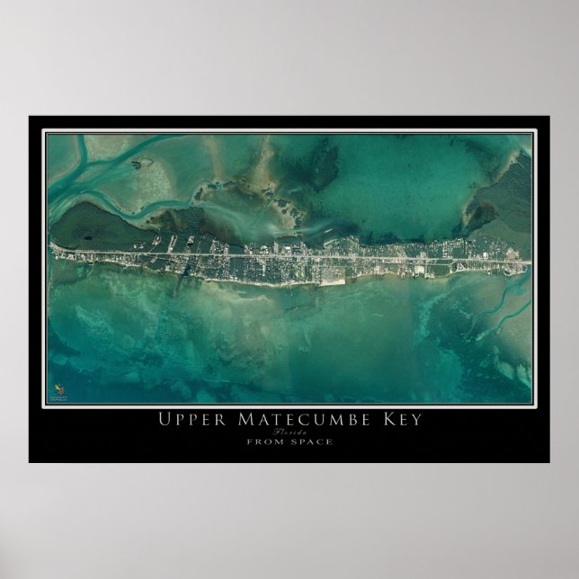 Poster Top Matecumbe Key Florida Carte de l'affiche satel (Devant)
