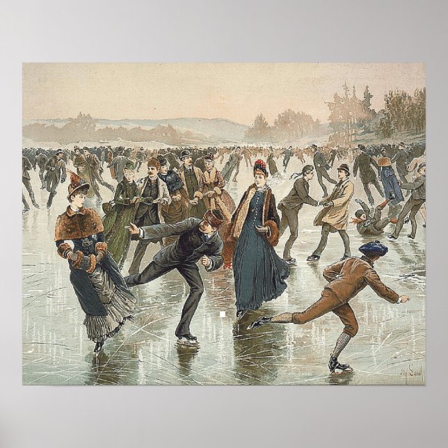 Poster TOP Patinage Old School (Devant)