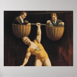 Poster TOP Weighlifting Old School