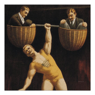 Poster TOP Weighlifting Old School