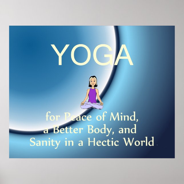 Poster TOP Yoga Slogan (Devant)