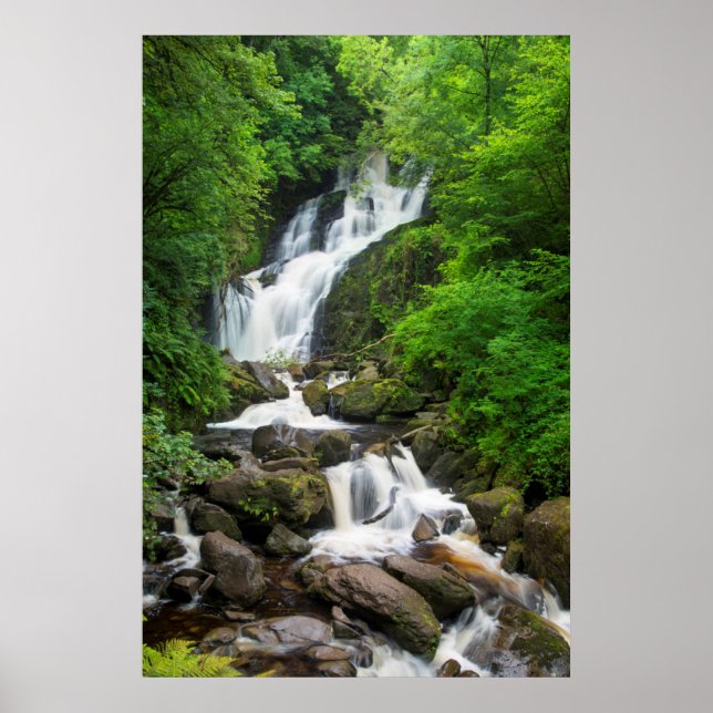 Poster Torc waterfall scenic, Irlande (Devant)