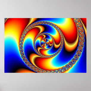 Poster tordu - Fractal