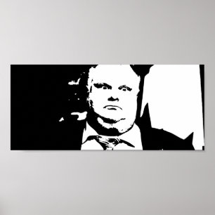 Poster Toronto Crack Tabagisme Maire Rob Ford