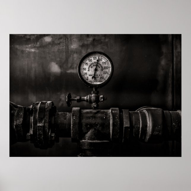 Poster Toronto Distillery District Machinery No 1 (Devant)