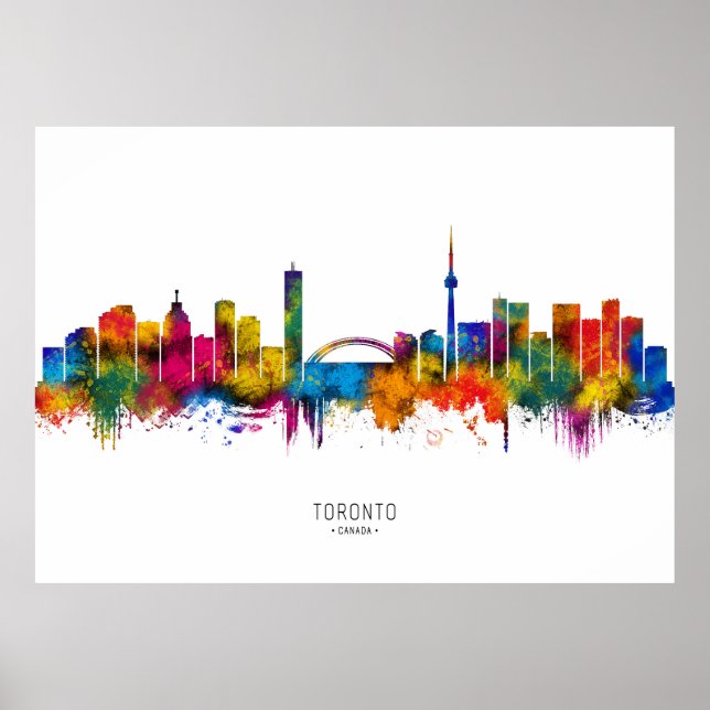 Poster Toronto Skyline (Devant)