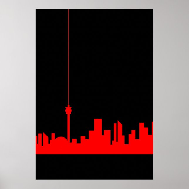 Poster Toronto Skyline (Devant)