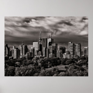 Poster Toronto Skyline De Riverdale Park No 4