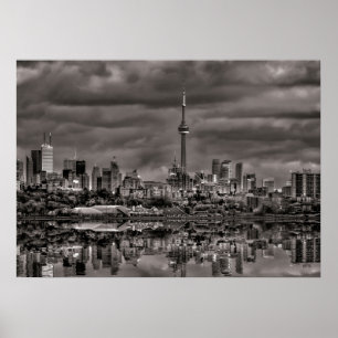 Poster Toronto Skyline De Sheldon Love Réflexion 1