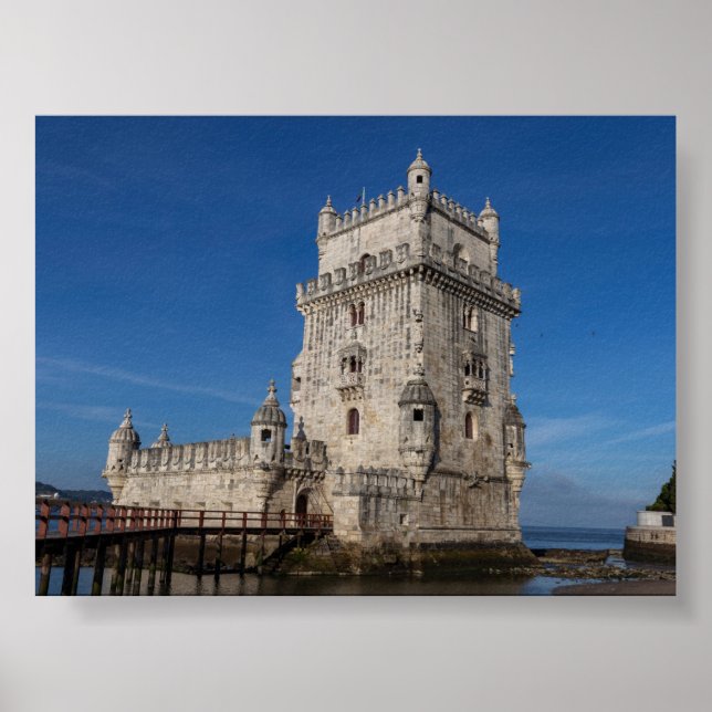Poster Torre de Belem in Lisbon (Devant)