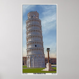 Poster Torre Pendente di Pisa