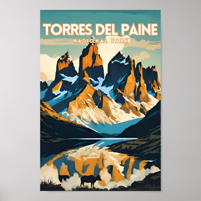 Poster Torres Del Paine (Devant)