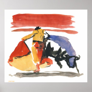 Poster torro et torrero